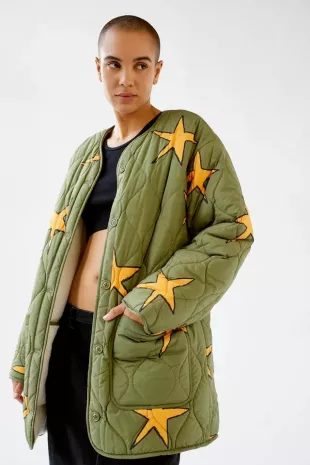 Scribbly Stars Reversible Liner Jacket