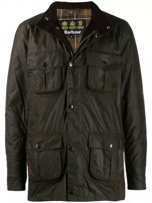 Corbridge Wax Jacket in Black