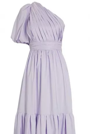 Terry Dress Shirt Collar Sleeveless Midi Length Poliamide Taffta (Antilles Toile Pastel)