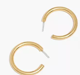 Chunky Medium Hoop Earrings
