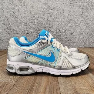 Nike - Nike Air Max Moto 9 Womens Size 7 White Blue Running Shoes ...