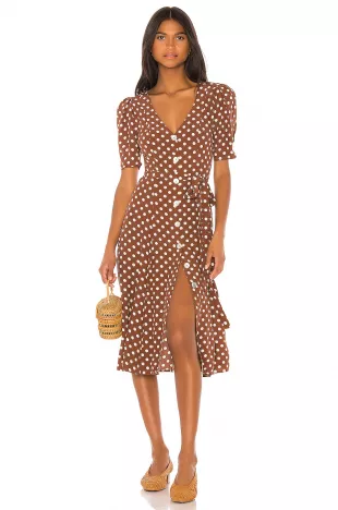 Bambina Dress in Anette Dot
