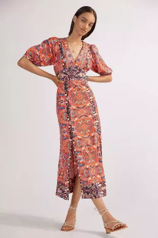 Anthropologie - Floral Maxi Dress