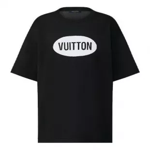 Black Vuitton Oval T Shirt