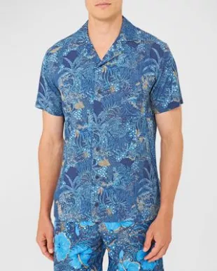 Men's Travis Tropic Nightfall Camp Shirt