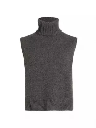 Arthur Sleeveless Turtleneck Sweater