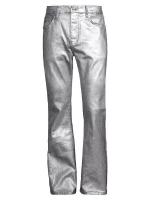Silver Coated P004 Flared Jeans
