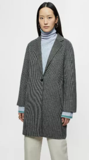 Double Face Puppytooth Coat