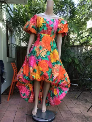 Twill Floral Dress
