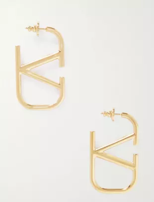 VLOGO Gold-Tone Earrings