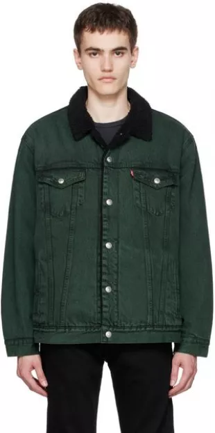 Levi's Denim Boa Jacket Men's M size / eaa498368