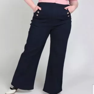 Wide Leg Sailor Pants