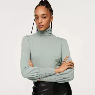 PKO-105609 MANDORLATO IVORY APPLIQUE SWEATSHIRT