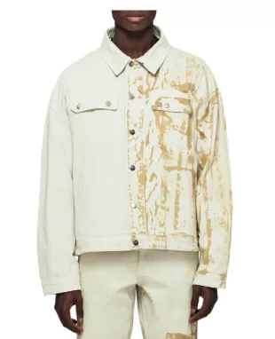 Pigment Dyed Trucker Jacket