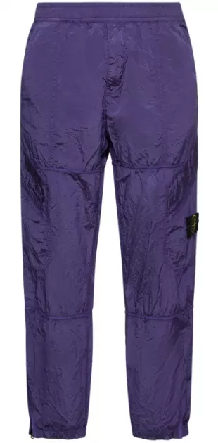 Light Purple Metal Nylon Trackpants
