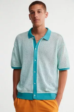 Grove Button Up Polo Shirt