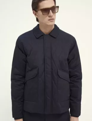 Classic Quilted Zip Front Jacket