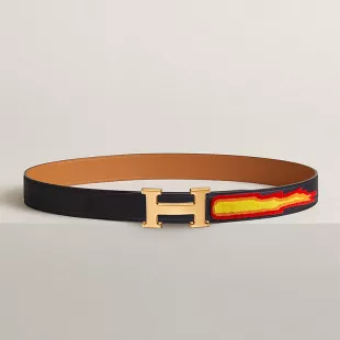 Hermès - H belt buckle & Reversible Leather Strap 32 mm