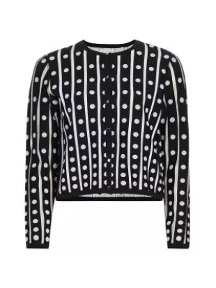 The Ari Polka Dot Cardigan