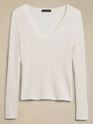 Nezha Merino V Neck Sweater