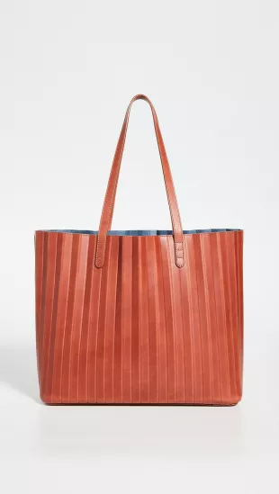 Pleated Tote Bag