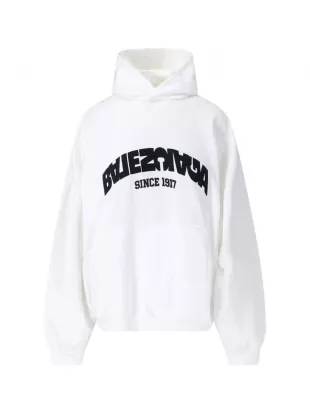 Balenciaga - Flip Logo Printed Hoodie