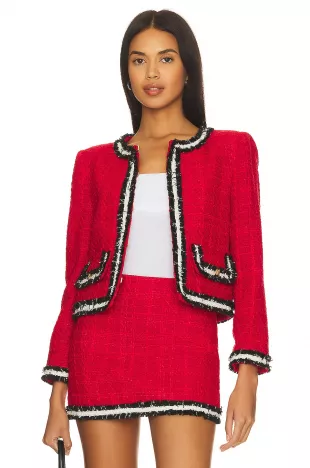 Alice + Olivia - Landon Cropped Box Jacket