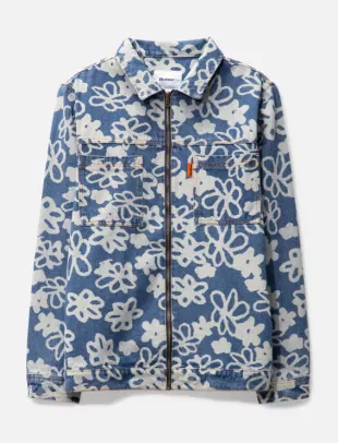 Flowers Denim Jacket