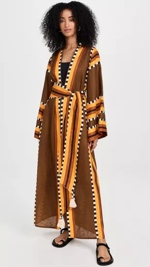 Karibu Kimono Swahili Brown