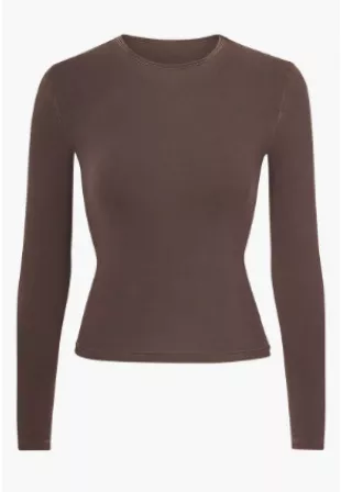 New Vintage Crop Long Sleeve T-Shirt
