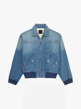 Bomber Jacket in Denim