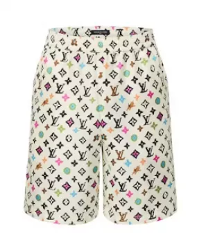 by Tyler, the Creator Monogram Printed Silk Shorts Multicolor