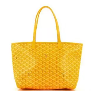 Artois Tote Coated Canvas PM Yellow