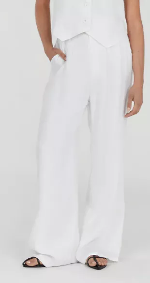 Dissh - Norah White LInen Pants