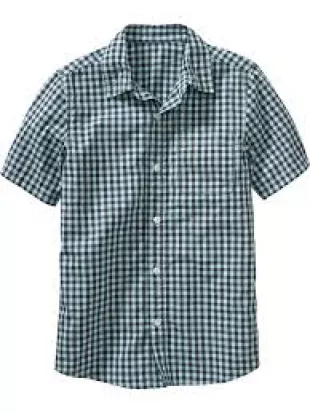 Boys Short Sleeve Plaid Shirts