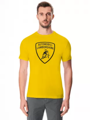 Automobili Lamborghini Iconic Big Shield Crew Neck T-shirt