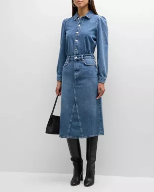 Rails - Beverly Denim Midi Shirtdress