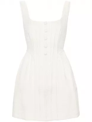 Corset-style Tweed Minidress