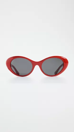 Versace Round Cat Eye Sunglasses | Shopbop