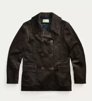 Limited-Edition Peacoat Brown Black Corduroy