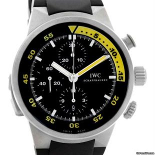 IWC Aquatimer Split Minute Chronograph Titanium Watch Iw372304 Unworn