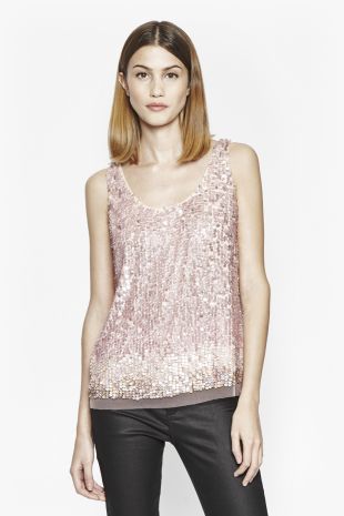 SUNBEAMER OMBRE SEQUIN TOP