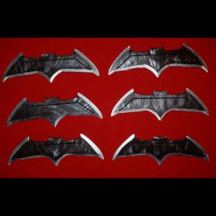 Set of 3 Batman V Superman Dawn of Justice League Batarangs