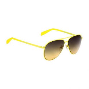 Calvin Klein cadre en métal Jaune Lentille Lunettes De Soleil Unisexes CK2138S263445613753