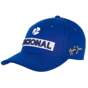 Casquette nacional bleue Senna