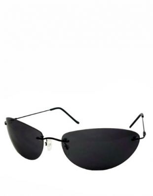Neo Style de lunettes de soleil, son design sans coins ni rebords / Lentille fumée