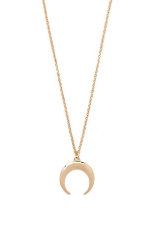 Forever 21 Crescent Pendant Necklace