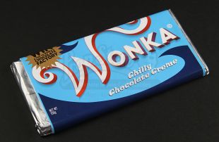 The real chocolate bar Willy Wonka in Charlie and the chocolatrie