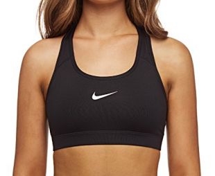 Nike - 844261 - Brassière de sport - Femme - Multicolore (Vivid Pink/Noir/Noir) - Taille: S