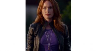 Kelly Frye The Flash Plastique Leather Jacket